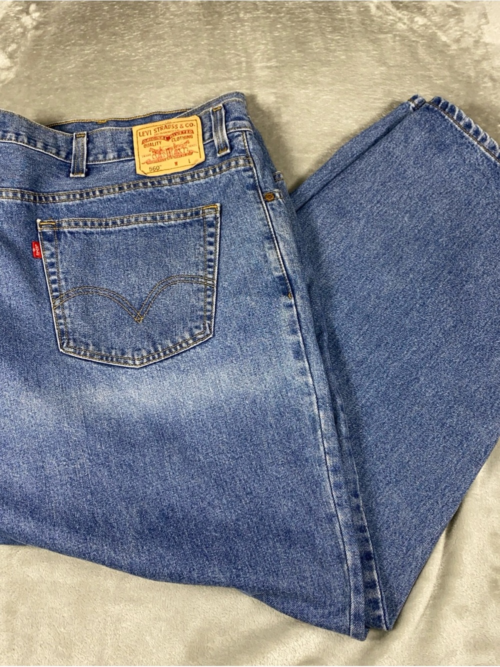 Levi’s 560 Comfort Fit Jeans Men’s 50X29‎ Vintage Loose Fit Denim 2005